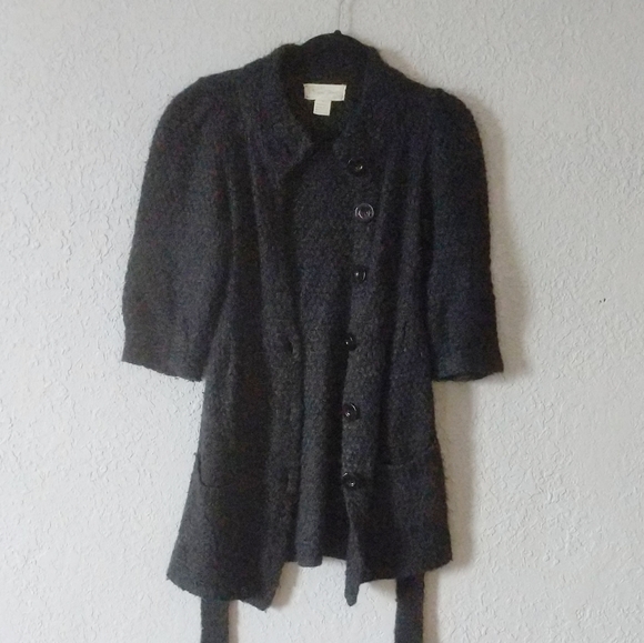 🌵Flying tomato black button-up cardigan sz M - Picture 6 of 7